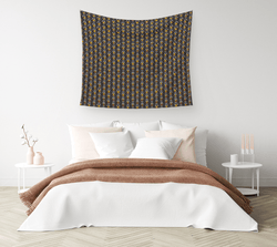 Gold Hoodoo Hex Wall Tapestry - MailleWerX