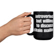 Introverted Chain Maille Coffee Cup - MailleWerX