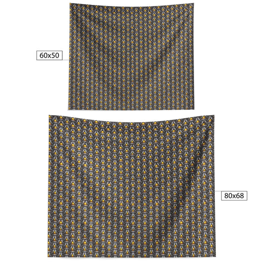 Gold Chainmail Hoodoo Hex Tapestry - MailleWerX
