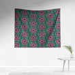 Celtic Star Pink and Green Chainmail Tapestry - MailleWerX