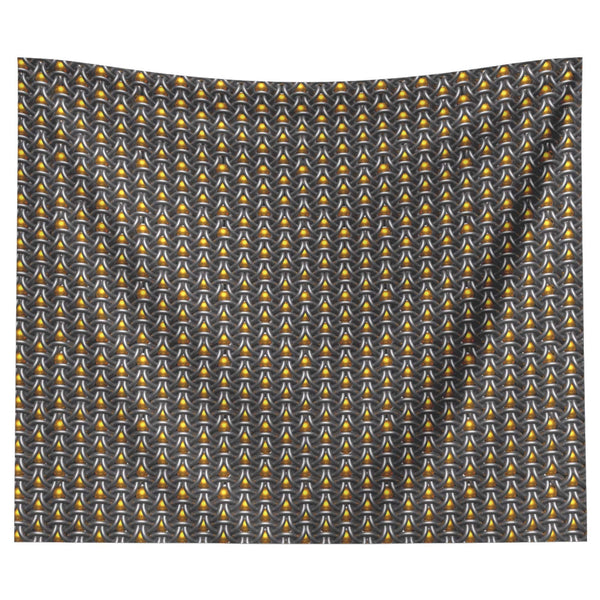 Gold Chainmail Hoodoo Hex Tapestry - MailleWerX