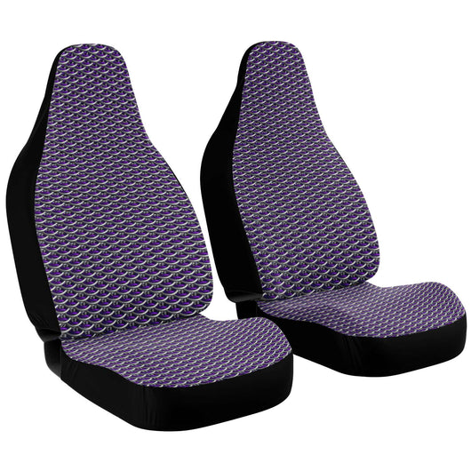 Purple Chainmail Dragonscale Car Seat Covers - MailleWerX