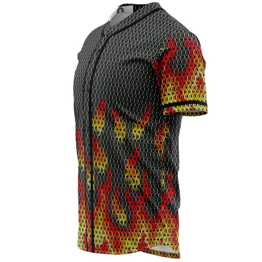 Chainmail Flames Jersey - MailleWerX