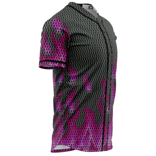 Pink Chainmaille Flames Jersey - MailleWerX