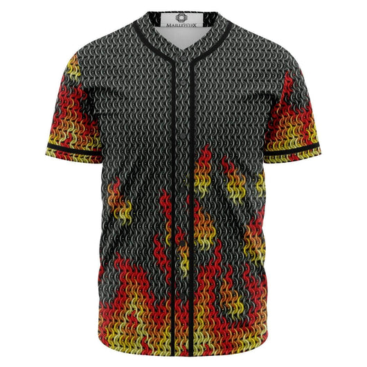 Chainmail Flames Jersey - MailleWerX