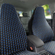 Blue Chainmail Hoodoo Hex Car Seat Covers - MailleWerX