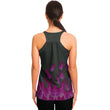 Pink Chainmail Flames Racerback Tank - MailleWerX