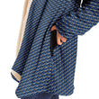 Blue Chainmail Dragonscale Microfleece Cloak - MailleWerX