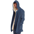 Blue Chainmail Dragonscale Microfleece Cloak - MailleWerX