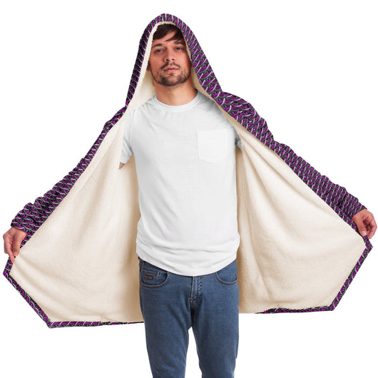 Pink Chainmail Dragonscale Microfleece Cloak - MailleWerX
