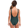 Teal Chainmail Dragonscale One-Piece Swimsuit - MailleWerX