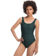 Teal Chainmail Dragonscale One-Piece Swimsuit - MailleWerX