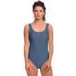 Blue Chainmail Dragonscale One-Piece Swimsuit - MailleWerX