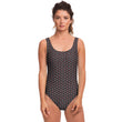 Red Chainmail Hoodoo Hex One-Piece Swimsuit - MailleWerX