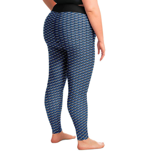 Blue Chainmail Dragonscale Leggings - MailleWerX