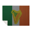 Chainmail Irish Flag Blanket - MailleWerX