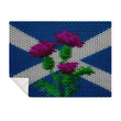Chainmail Scottish Saltire Microfleece Blanket - MailleWerX