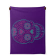 Chainmail Sugar Skull Microfleece Blanket - MailleWerX