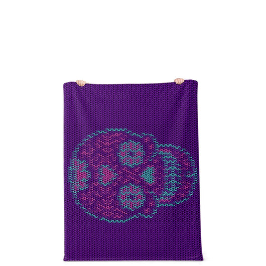 Chainmail Sugar Skull Microfleece Blanket - MailleWerX