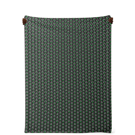 Green Chainmail Hoodoo Hex Blanket - MailleWerX