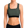 Green Chainmail Hoodoo Hex Sports Bra - MailleWerX