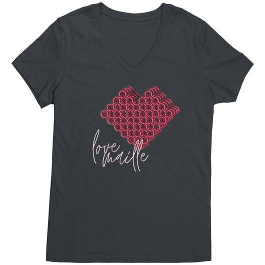 Love Maille District Womens V-Neck - MailleWerX