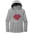 Love Maille District Women's Perfect Tri Long Sleeve Hoodie - MailleWerX