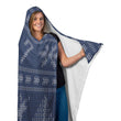 Blue Chainmail Christmas Hooded Blanket - MailleWerX