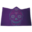 Chainmail Sugar Skull Hooded Blanket - MailleWerX