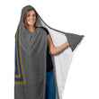 Chainmail Valknut Hooded Blanket - MailleWerX
