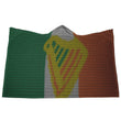 Irish Flag with Harp Hooded Blanket - MailleWerX