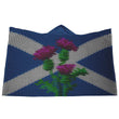 Scottish Saltire with Thistles Hooded Blanket - MailleWerX