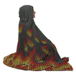 Chainmail Flames Hooded Blanket - MailleWerX